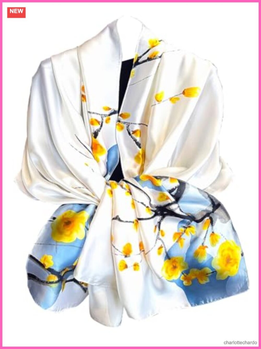 Dressy Long Silky Scarf Shawl Wrap Women Fashion Lightweight